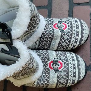 Womens Ohio State Snowflake boots Sz M NWT